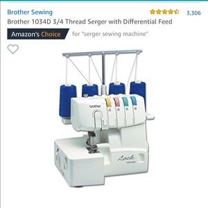 Brother 1034D 3/4 Thread Serger